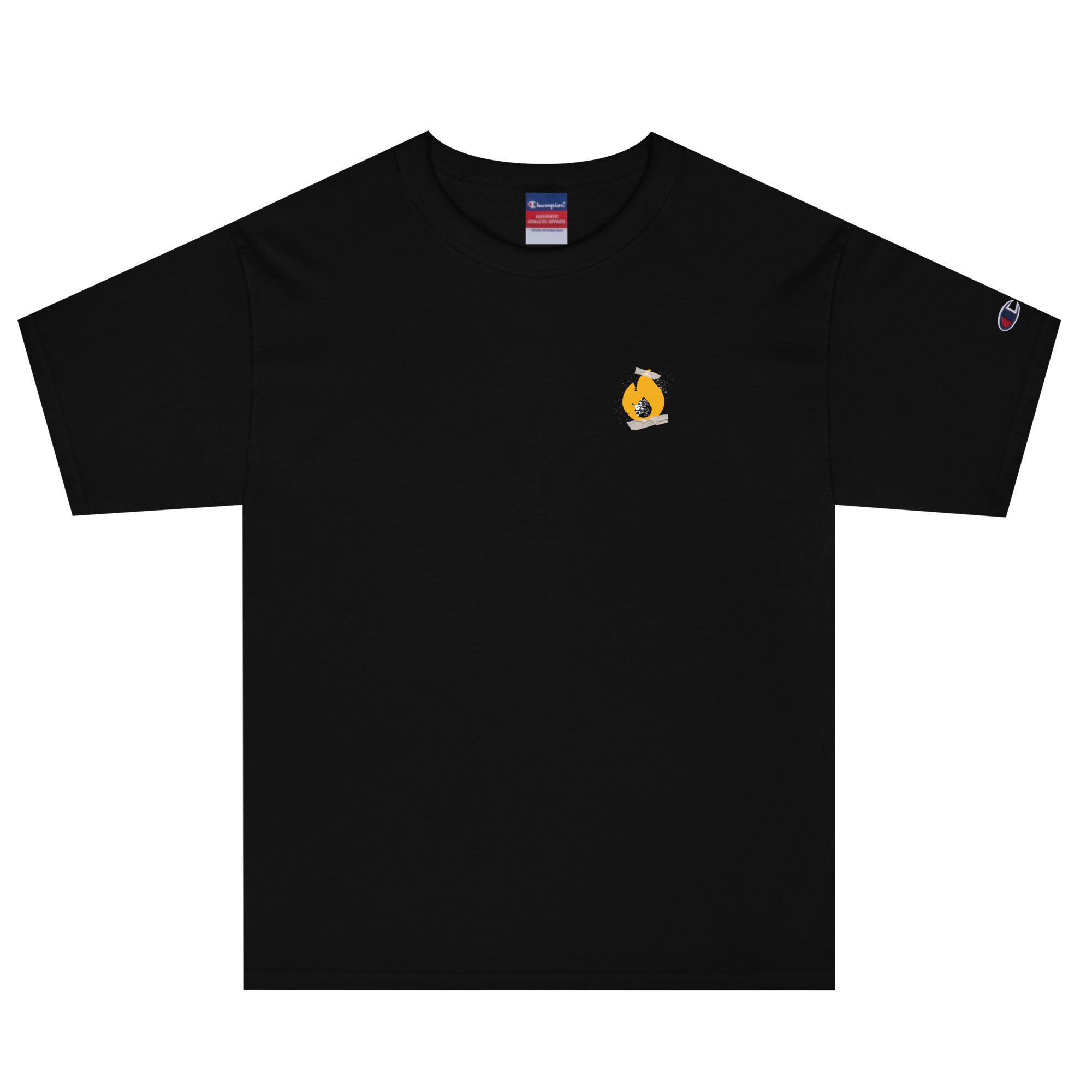 Champion tape hot sale shirt